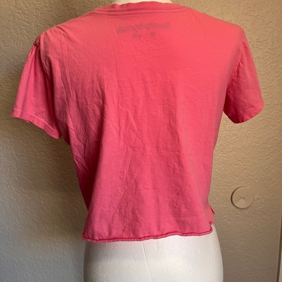 Rowdy Sprouts Pink Sublime Graphic Kids Crop Top sz 14 - Picture 3 of 6